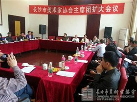 长沙市美术家协会主席团扩大会议